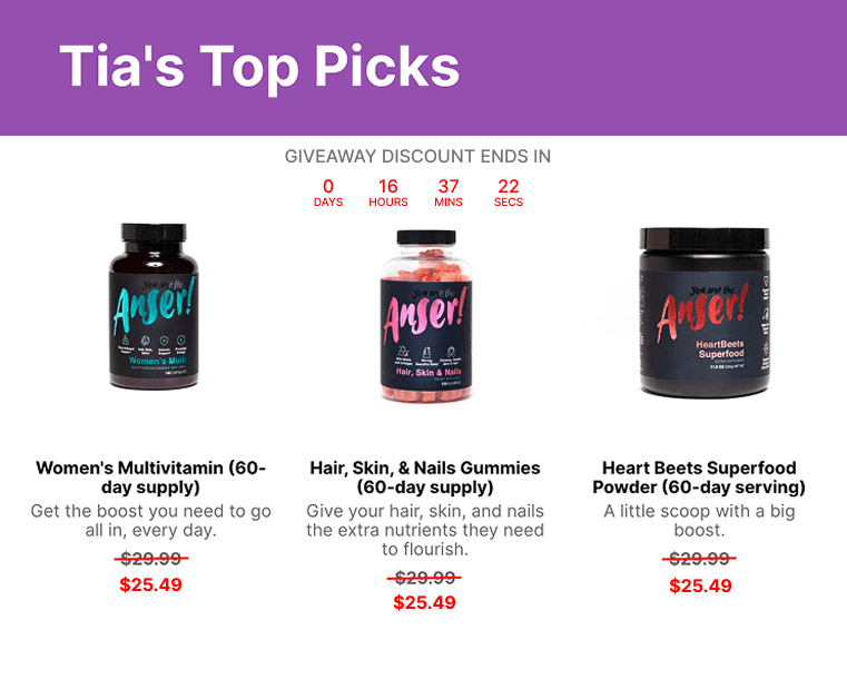 Anser sales page